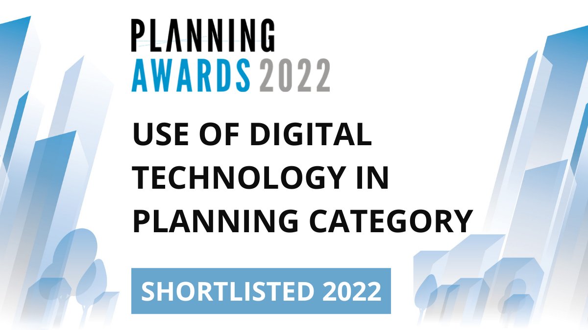 Congratulations to:

<a href="/arcusglobal/">Arcus Global</a>
<a href="/Cmnplace/">Commonplace</a>
<a href="/LBofHounslow/">Hounslow Council</a> Planning &amp; Development Team
<a href="/sociusnorfolk/">Socius</a>
<a href="/UrbanIntelUK/">Urban Intelligence</a>

For being shortlisted in the #PlanningAwards Use of Digital Technology in Planning category