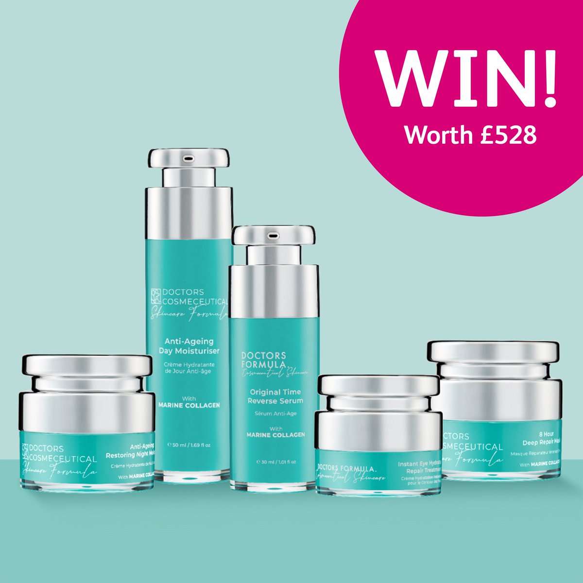 LloydsPharmacy's tweet photo. #WIN! Doctor’s formula skincare bundle worth £528! Will you keep to yourself or share? 

To enter:

-       Follow us
-Like &amp; RT 
-Tag x3 people

Entries close on Monday 18th April at 11:59pm. The winners will be contacted on Tuesday 19th April. T&amp;Cs: https://t.co/VRbV2VgCk7 https://t.co/OJoWxTXOam