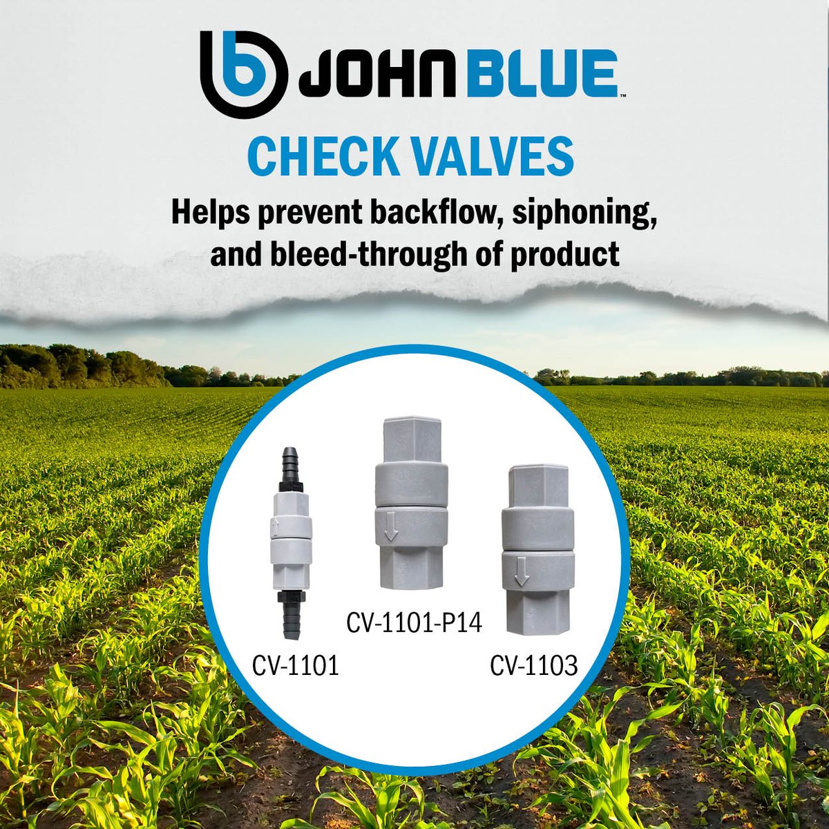 JohnBlueCo's tweet photo. Check valves used with flow dividers and manifolds help prevent backflow, siphoning, and bleed-through of product.
https://t.co/yFgwcqVmrF
#johnblue #checkvalves #inlinecheckvalves https://t.co/b3Jvnc4Mab
