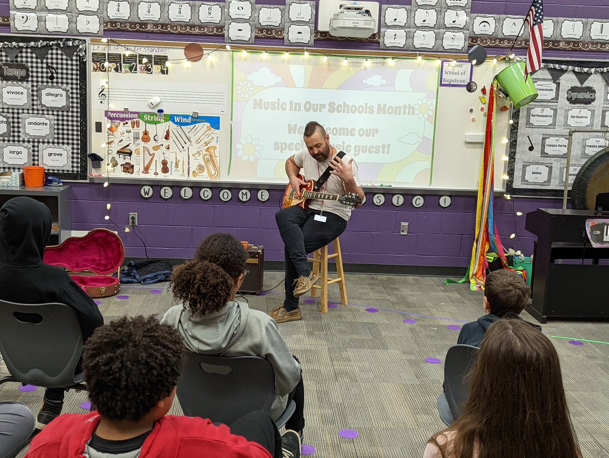 apaulchell's tweet photo. Some pics of some of the music guests we had during Music In Our Schools Month! https://t.co/zFVy7Y9vat