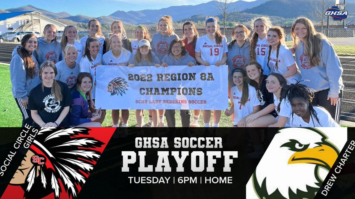 First round of the STATE PLAYOFFS today!! The Lady Redskins will face the Drew Charter Eagles tonight at 6 PM at home. The gates open at 5:15, and tickets will be $7! Come out and support our girls!!