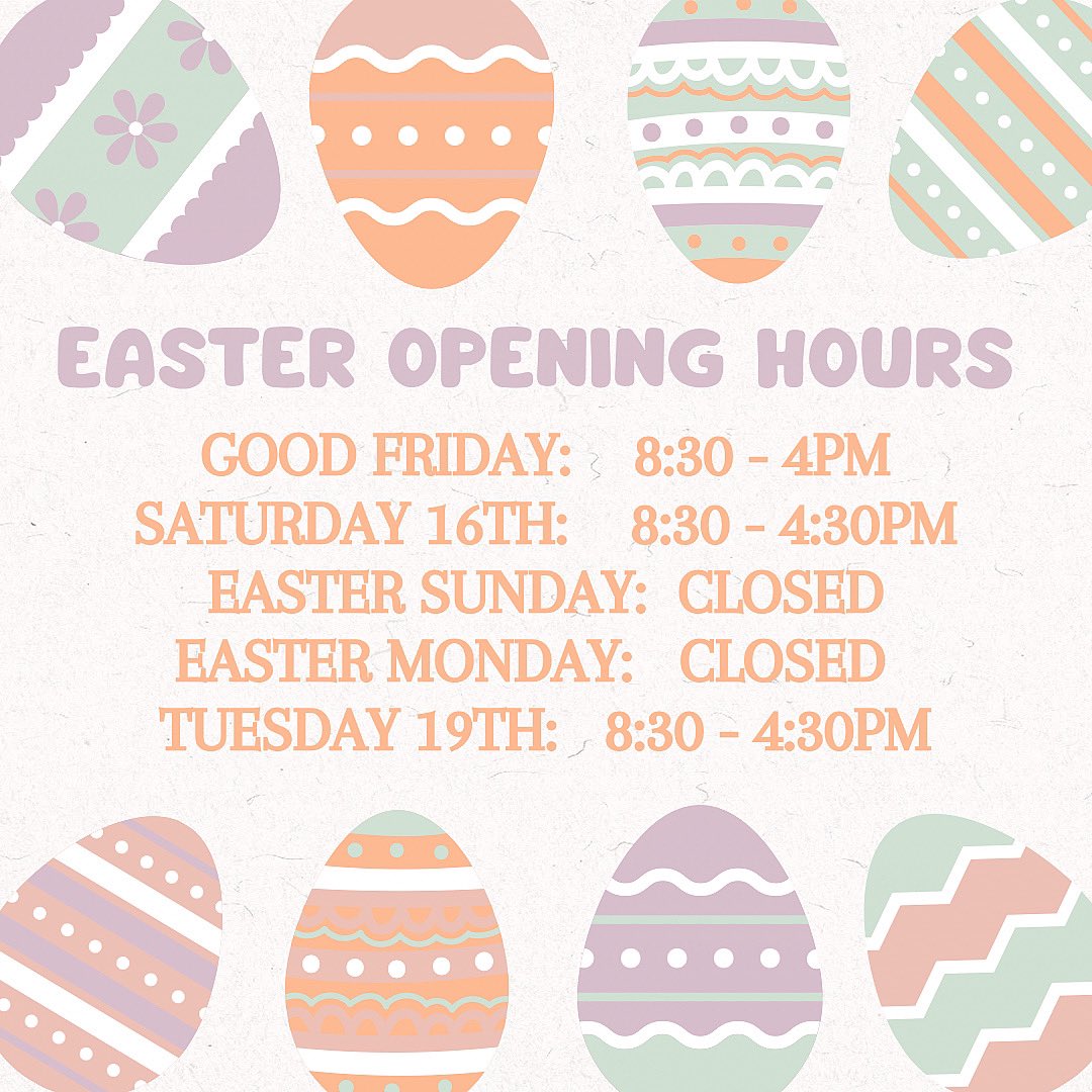 Easter Opening Hours