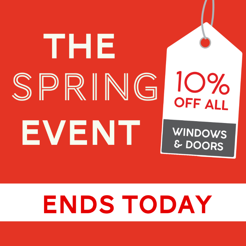 EurocellHome's tweet photo. SALE ENDS TODAY 🚨

Don't miss out on 10% off all doors and windows. Ends today (24.04.2022) #EurocellHome #HomeDesign #Sale #Doors #Windows