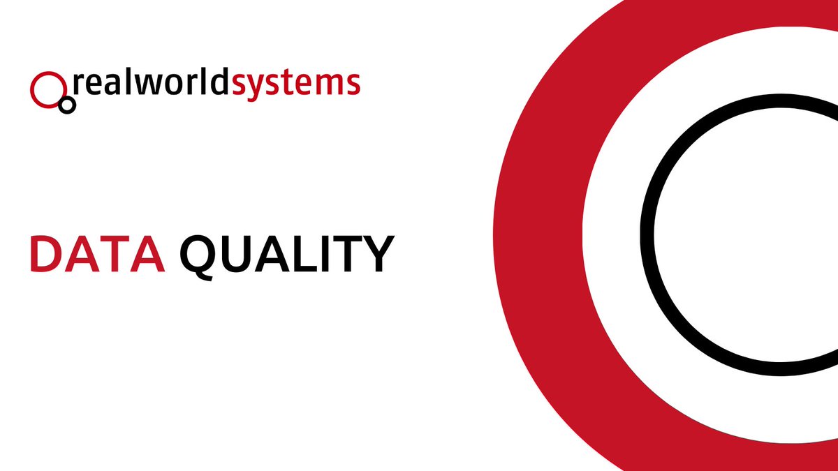 RealworldTweets's tweet photo. Achieving a high standard of Data Quality is expensive and, as such, one needs to weigh waste and value.

Read more on our LinkedIn page: https://t.co/VD3scig1UI

#realworldsystems #dataquality #datawaste #datavalue https://t.co/BAGpKovL8i