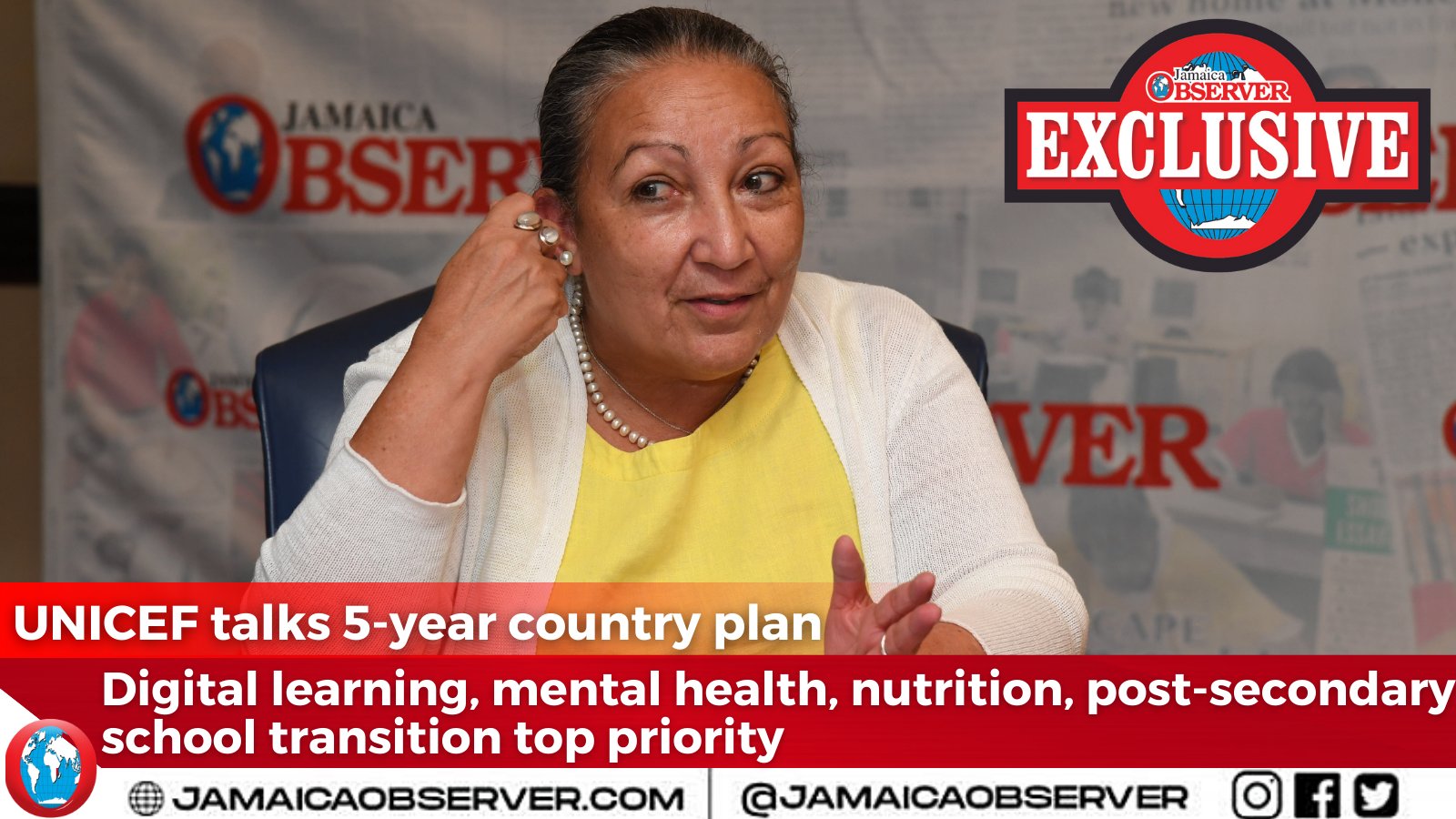 Jamaica Observer on Twitter "The UNICEFJamaica is using a slew of