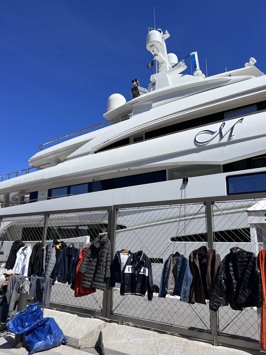 This Oligarch is having to sell his old clothes to raise cash.#seizedyachts #BoycottRussia #superyachts #Ukraine