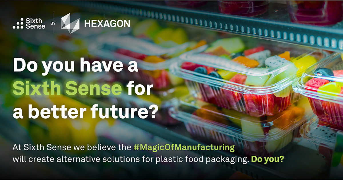 MI_Sixth_Sense's tweet photo. At Sixth Sense we believe the #MagicOfManufacturing will create alternative solutions for plastic food packaging.
Do you?
Find out more: https://t.co/YbnBbv6XHp
#SixthSenseByHexagon #SustainableFuture #Solutions #Manufacturing #Design https://t.co/tBbTiIWXBi