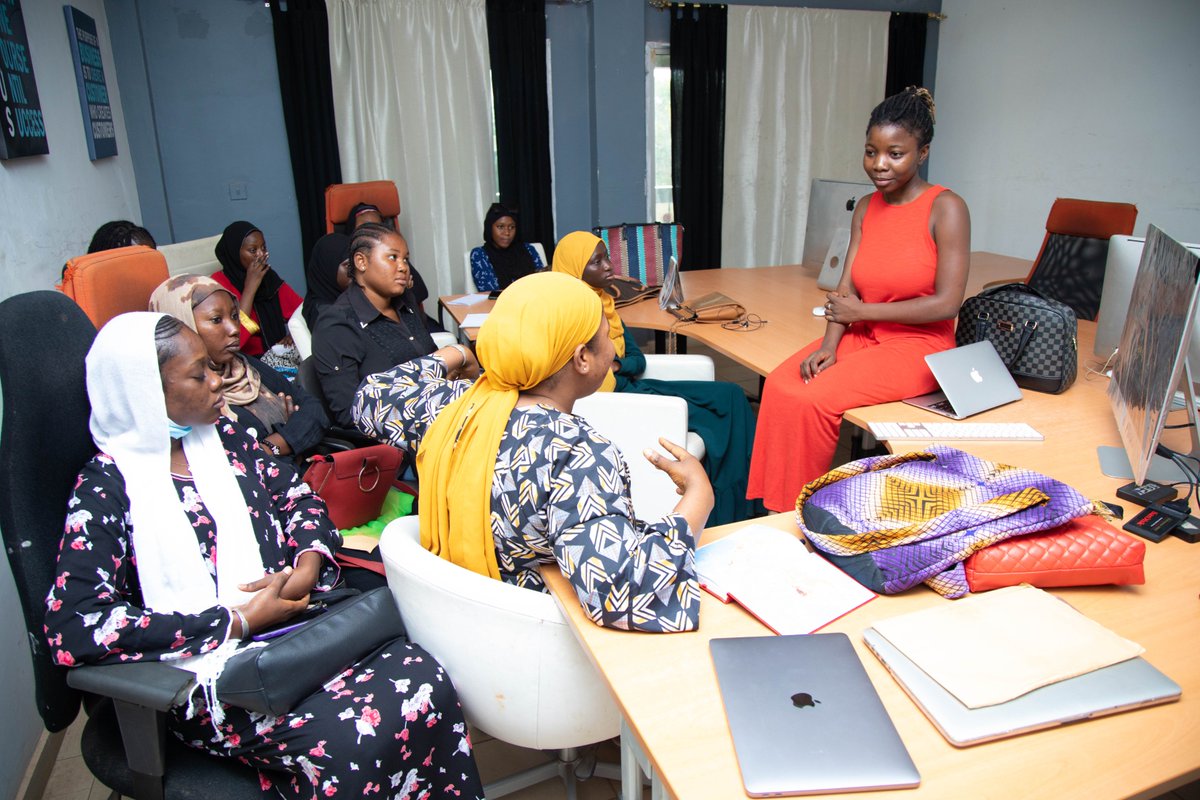 stateofmic's tweet photo. Today we began our training program for fifteen female students in #multimedia. Among them are students from #UTG and #MAJAC. As we step up our efforts to train these young ladies, we hope to increase the number of experts in the multimedia sector in The Gambia. https://t.co/KADkrzYh8Z