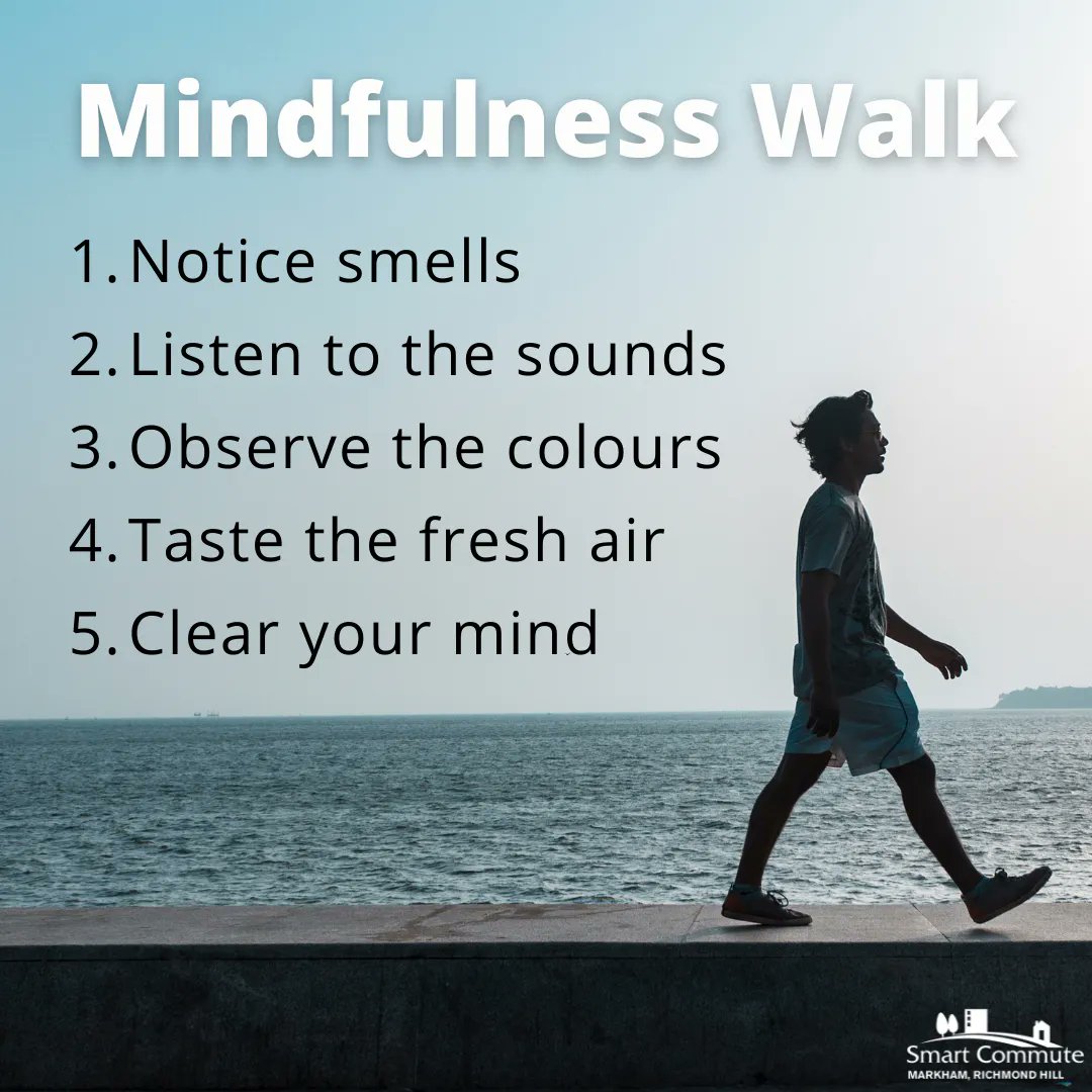 #MindfulWalking can have extraordinary mental and physical benefits. Take a moment to try this #walkingmeditation exercise the next time you #commute.