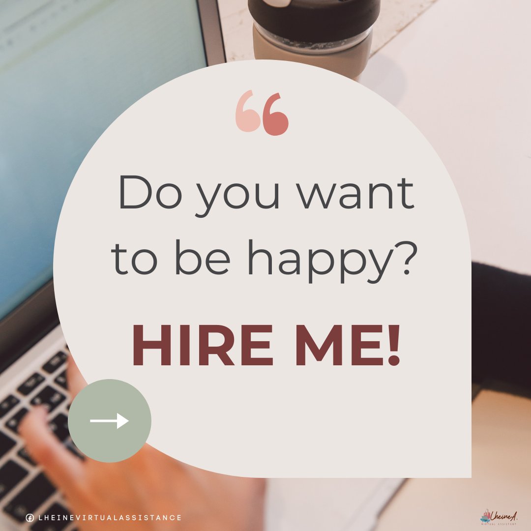 Lheine_VA's tweet photo. Rest assured that you can always count on me. My goal is to make YOU HAPPY.💻💯✅
Hire me NOW! Contact me at lalaine.h.alcantara@gmail.com 
or visit my website at https://t.co/4o5qkThCjg

#valheine #yourvapartner #yourdecisiveva #virtualpartner #whoisyourva #virtualassistanhelp https://t.co/s6eslVju07