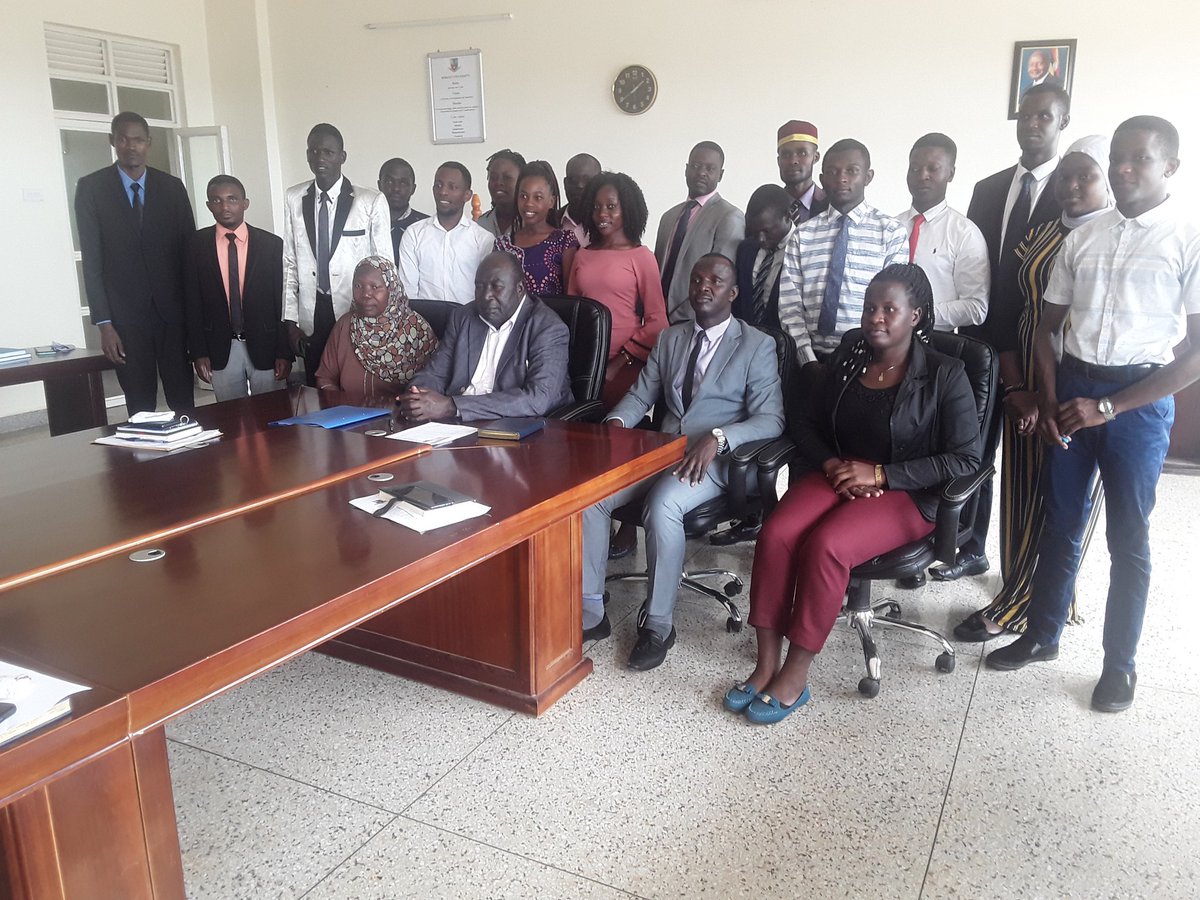 SorotiUniversi1's tweet photo. Soroti University guild cabinet. Soroti University pioneer guild cabinet has today been sworn in.The guild president is Mr. Abwongoto John who won the recent guild elections. Congratulations students@sun. https://t.co/EX3AktWyzc
