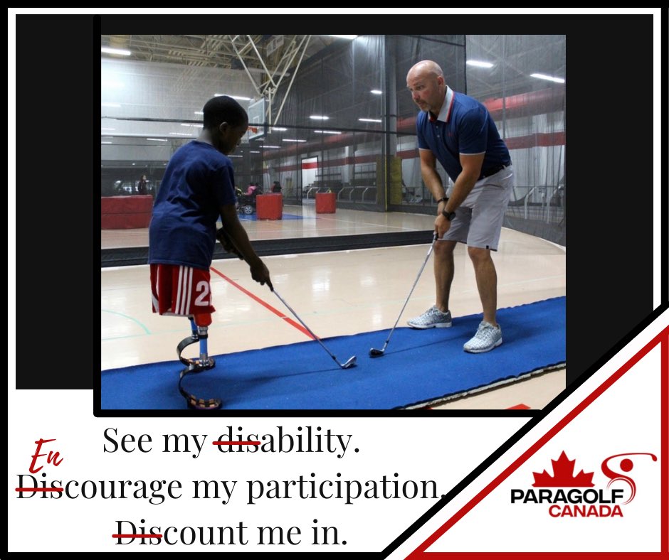 paragolfcanada's tweet photo. See my ability
Encourage my participation 
Count me in https://t.co/CBU79CJiql