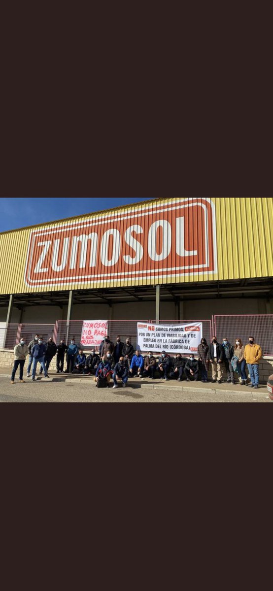 Buscamos la máxima repercusión posible en redes sobre nuestra situación. 

RT y sigan nuestra cuenta. Que el pais entero sepa lo que hace el primo de <a href="/zumosolespana/">Zumosol</a>,adeuda a sus 38 trabajadoras/es de Palma Del Río de 11 nóminas y da de baja en la seguridad social sin despidos.