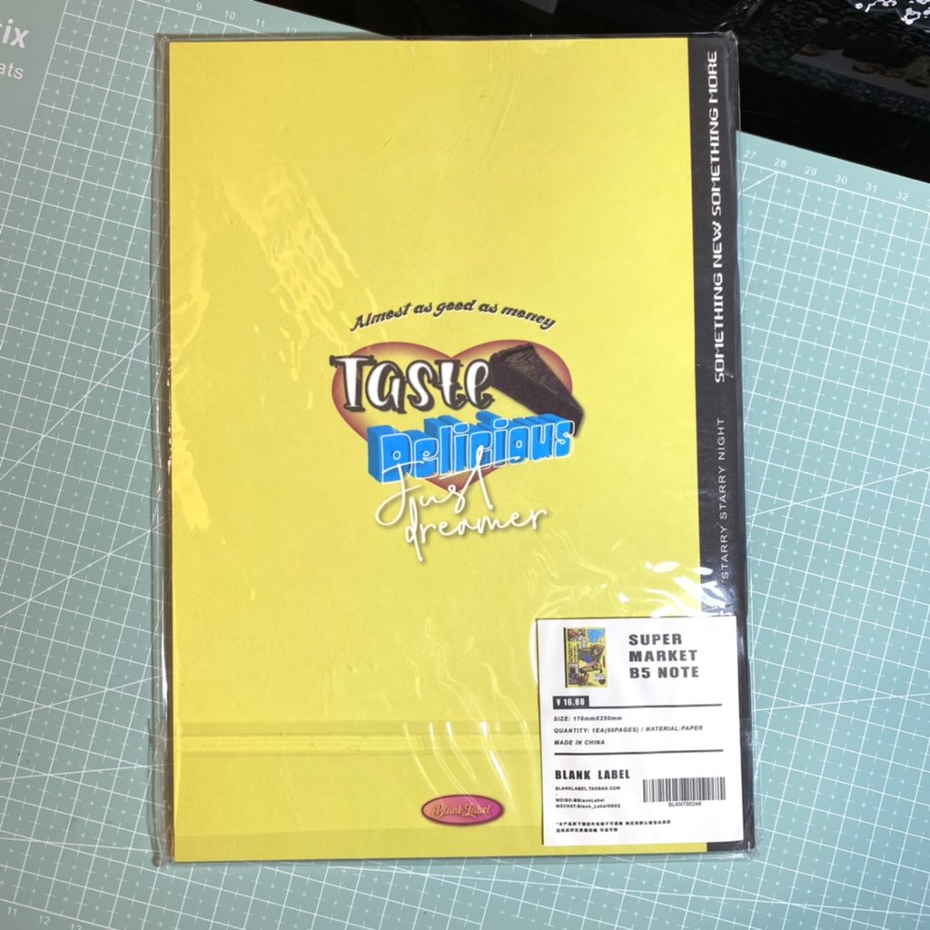 seokjinpouts_'s tweet photo. 🍦Please adopt! (Want to sale)
Blank label B5 Grid Note 📓
— 85k
🥓 Official
🛒 Sealed, ready ina
🏁 dijual karena salah beli ukuran 🥹
➡️ https://t.co/dWmjFYjIxu
#wts #notebook #blanklabel https://t.co/C6xMNXru8M