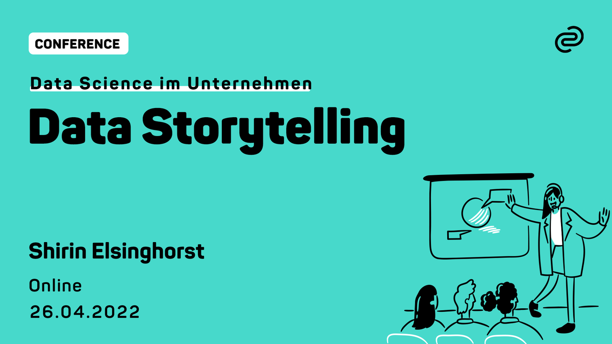 codecentric's tweet photo. Am 26.04. spricht @ShirinGlander beim @heise_academy Event "#DataScience im Unternehmen" über das spannende Thema #DataStorytelling und wie wir Daten bewerten und eine Geschichte daraus ableiten können: https://t.co/LeGkgPikBE https://t.co/mOleed4l5o