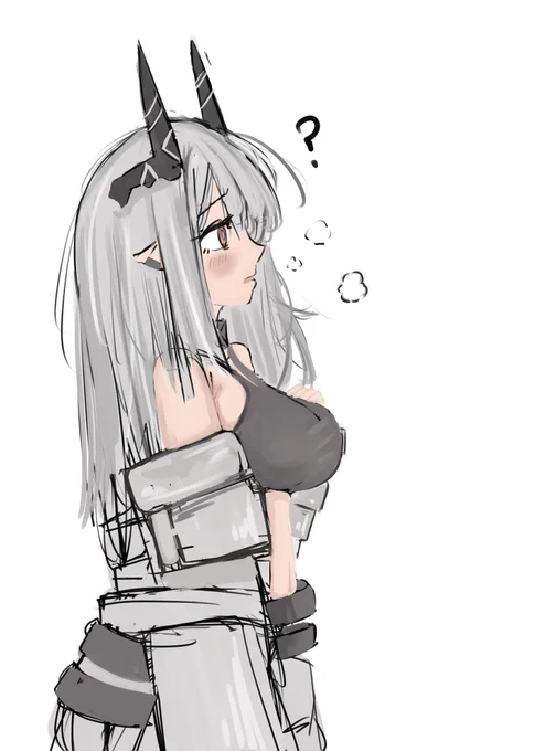 #明日方舟   #アークナイツ版深夜の真剣お絵かき60分一本勝負  #アークナイツ 毎日お絵描きチャレンジ 5日目マドロック 