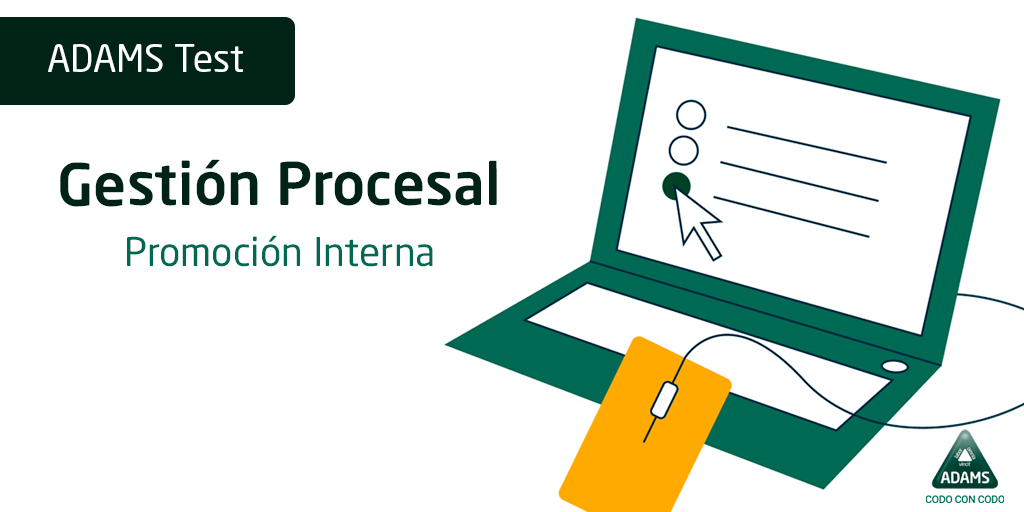 Adamsformacion's tweet photo. 🆕 ¡Nueva preparación en #ADAMSTest!
Ya puedes acceder a miles de preguntas de Gestión Procesal (Promoción interna)👉 https://t.co/q8BCDyqhVi
#CodoConCodo #apormiplaza https://t.co/aTnwnJWMfj