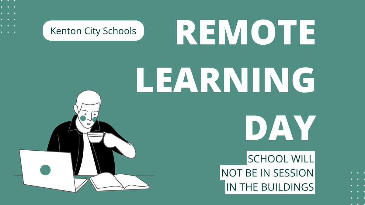 kcsalerts's tweet photo. Kenton City Schools is closed and will be conducting a remote learning day for Tuesday, April 12th due to the weather. Students are reminded to meet their teachers online at 10:00am. https://t.co/he7EIze9Tr