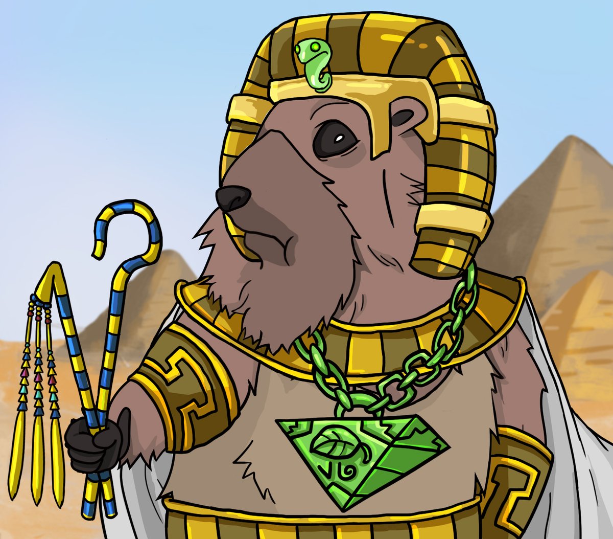 MarmotsWizard's tweet photo. Marmot Pharaoh 🌱
✔️Plz Rt🔁  like❤️ follow 
@MarmotsWizard
It will be my motivation to create in chia🌱🌱
Join us on Discord! https://t.co/85ydKlvevF
#NFT #chia #xch #Egypt https://t.co/QHDYmWYwsx
