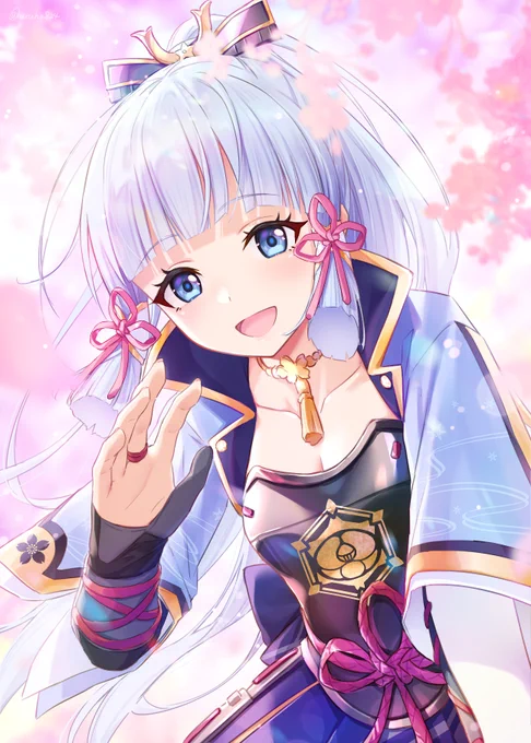 春ですね
#原神 #神里綾華 