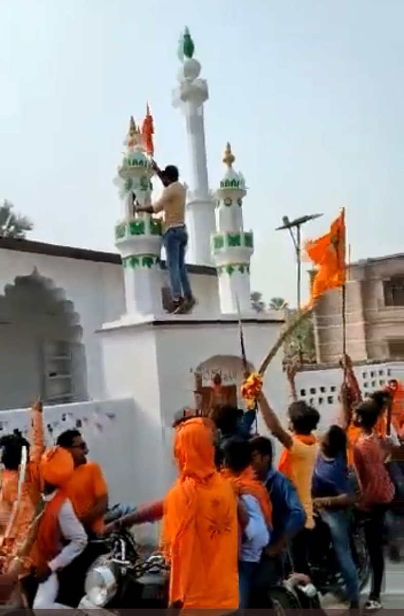kamir6474's tweet photo. This is Modi's new India. 

State sponsored #SaffronTerrorism is ruining India's peace &amp; harmony. BJP MPs &amp; religious leaders are provoking Hindus for genocide. Mosques are burnt, houses demolished, youths arrested.
Muslims are being attacked everywhere
#IndianMuslimsUnderAttack https://t.co/c5Qv8Z0c4d