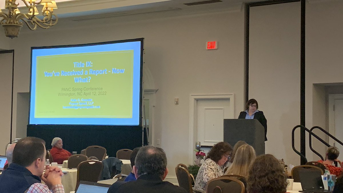 We are starting our day with Katie Cornetto from Poyner Spruill, LLP. <a href="/poynerspruill/">Poyner Spruill Law</a> 2022 Spring PANC