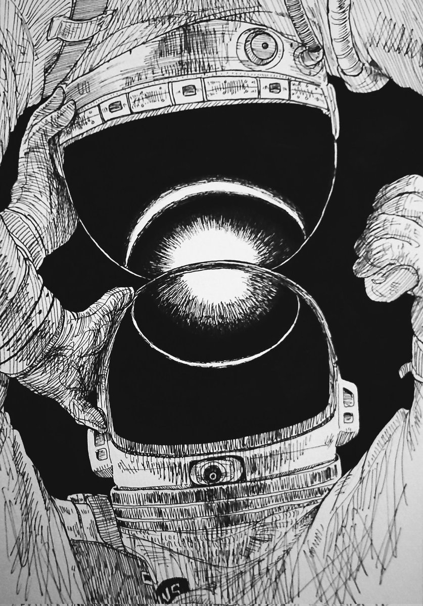 #宇宙飛行士の日
さいきんの絵。 