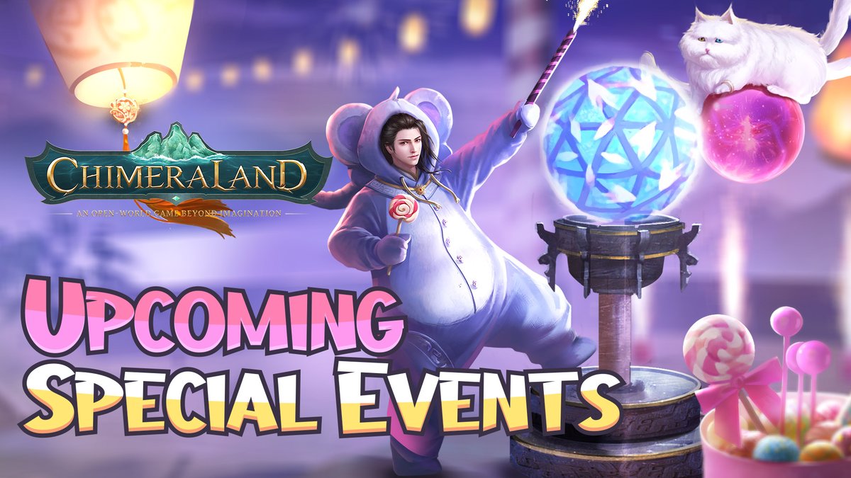 Chimeraland's tweet photo. Hello Party-People!
I’m super excited to announce two upcoming events for Chimeraland: The Weekend Gacha Chicken Event and the Song & Dance Party!
Stay tuned for more details on April 14! 🤝
#Chimeraland #SpecialEvents #UpcomingUpdate https://t.co/esgwsiUr32