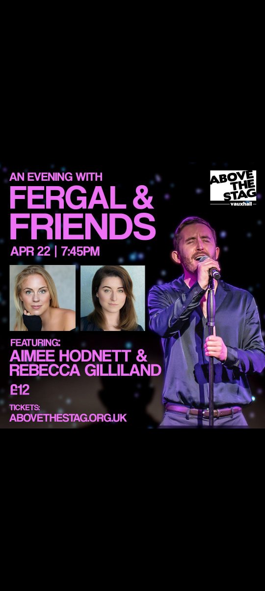 fergalohanlonNY's tweet photo. Delighted to announce that I'm back at the Cabaret Lounge at Above The Stag Theatre next Friday, 22 April, for a night of your musical favourites and feel good classics 💃 🎵 🎶 

Tickets at:
https://t.co/7BF6xmtxOp https://t.co/1qYu6BWDpK