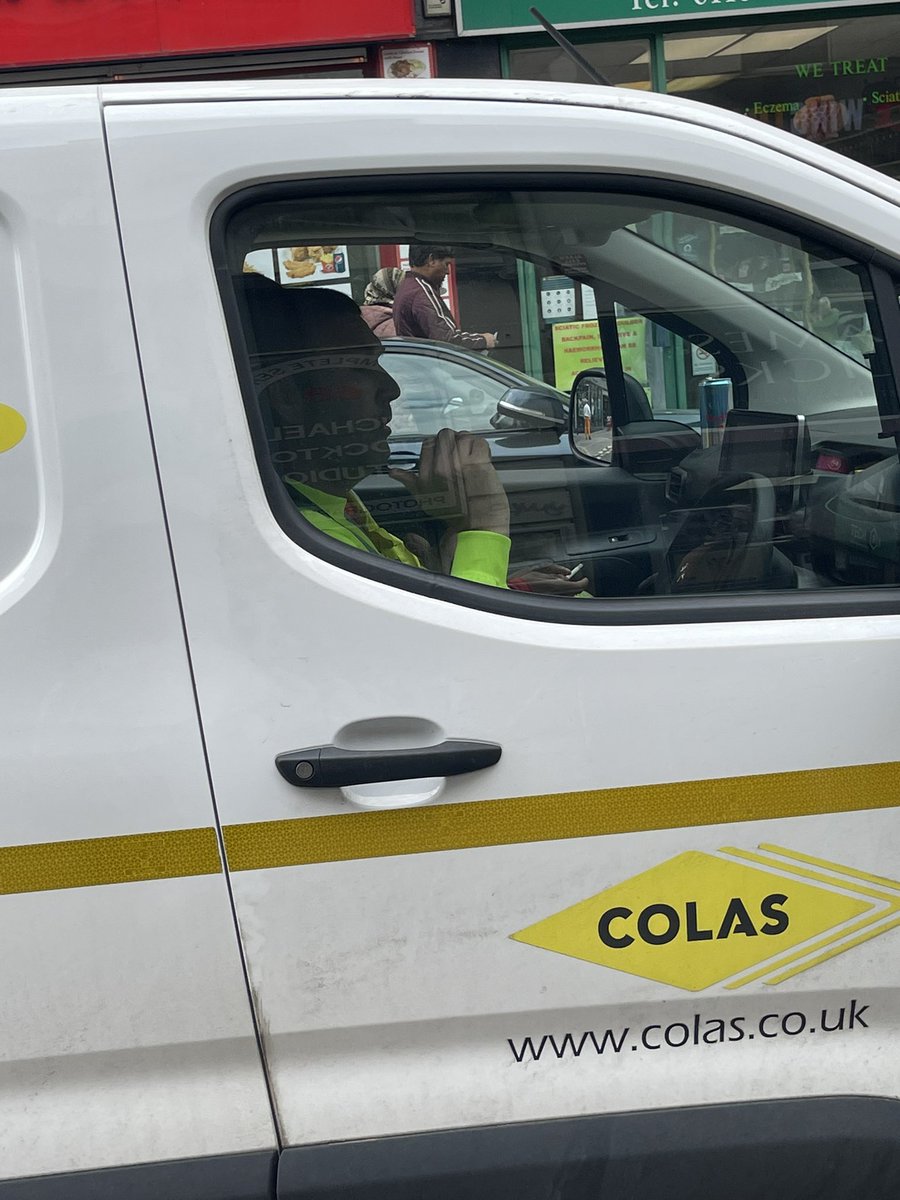 FundingAmbition's tweet photo. @ColasLtd verbal abused by your driver for trying to help another member of the the public - foul language used with kids about. No a good look for @ColasLtd as he was in uniform and a works van. https://t.co/0N0lCLRQnL