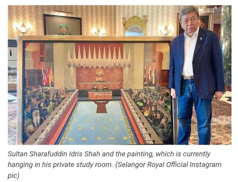 South East Asia Business Post On Twitter The Sultan Of Selangor Has A Painting Depicting Mps As Frogs And Apes Daulat Tuanku Malaysia Politics Parlimen Katak Https T Co B3vwnvunt5 Twitter