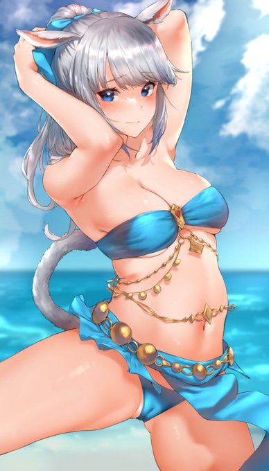 可愛い踊り子ミコッテちゃんでした🙏 