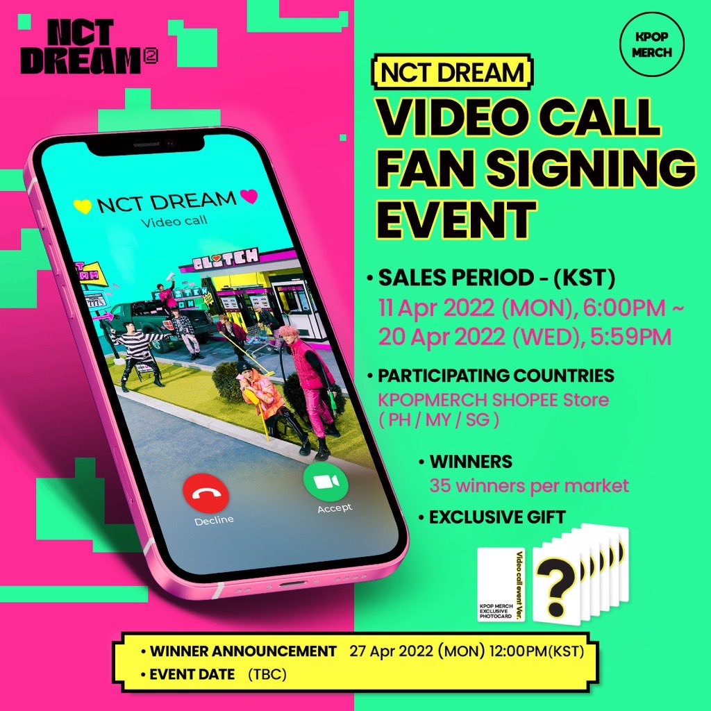 donghyuckiecart's tweet photo. ✎ . . . . #valeriesells wts • lfb • ph

[VCE] NCT DREAM - 2nd Album [Glitch Mode]

💭 rcbyt ! https://t.co/2L6rnb1mPO
🧾 will send the form and oc via dms for those who will claim ^^
📩 limited slots, dm to buy !

𖥻 nct dream glitch mode shopee video call event https://t.co/TktzBsoobG
