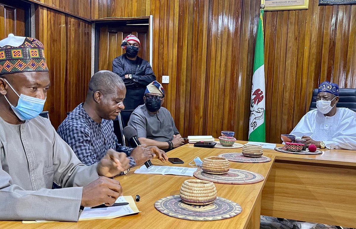 Happening Now: Honorable Minister of Information & Culture, Alh. Lai Mohammed receives The Internati...