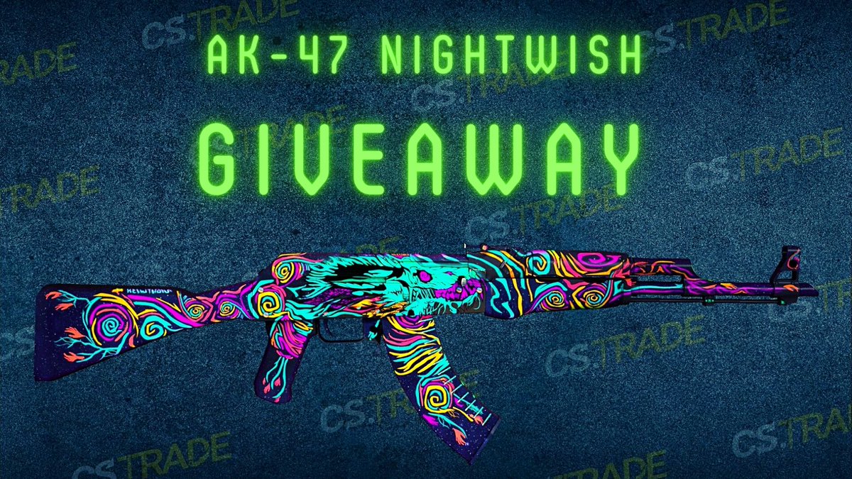 CS.TRADE AK-47 Nightwish FT Giveaway gleam.io/AcWeb/cstrade-… #win