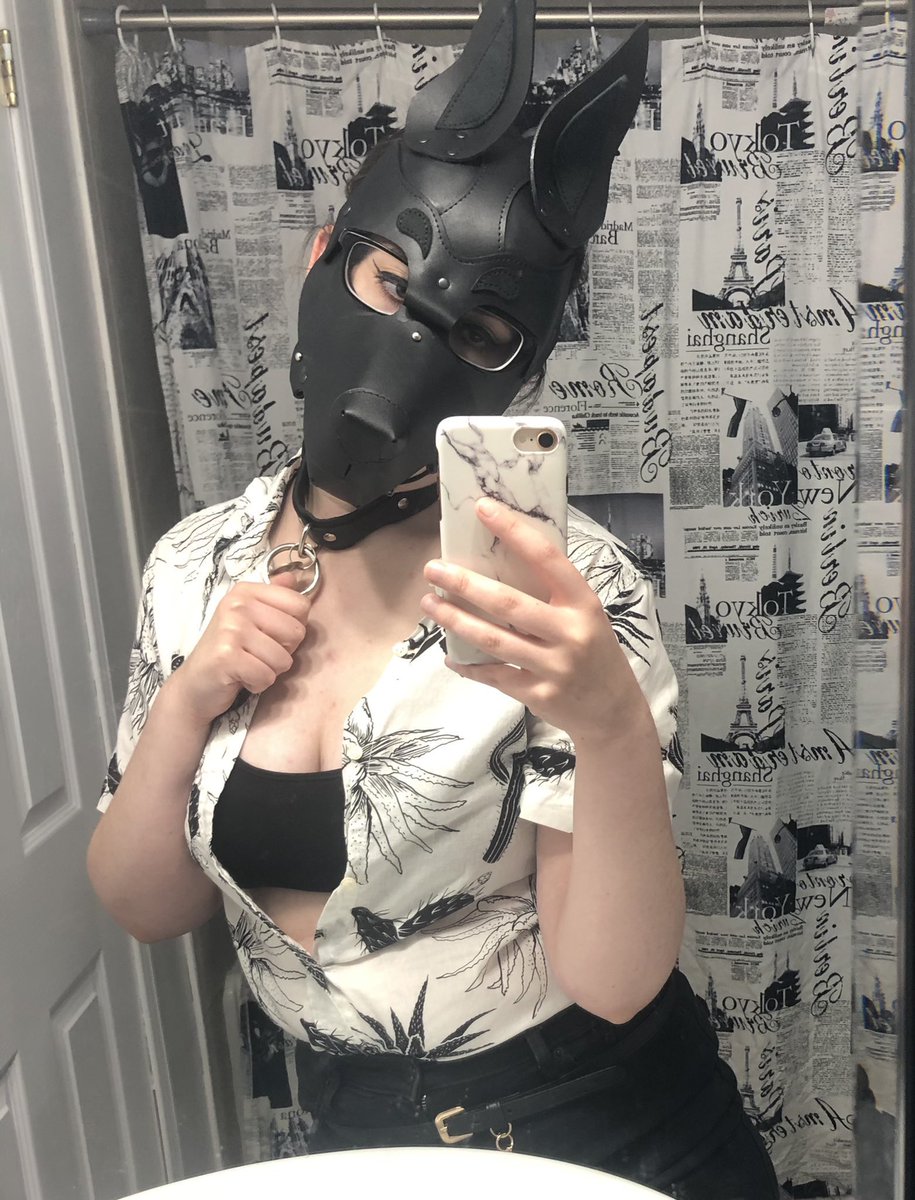 Pup_Venus's tweet photo. I’m debating selling my Tavaron leather hood. It’s GORGEOUS, I just prefer my neoprene one so barely wear it 

I’d be looking for around $200 CAD +ship for it https://t.co/oqKXGe0kp1