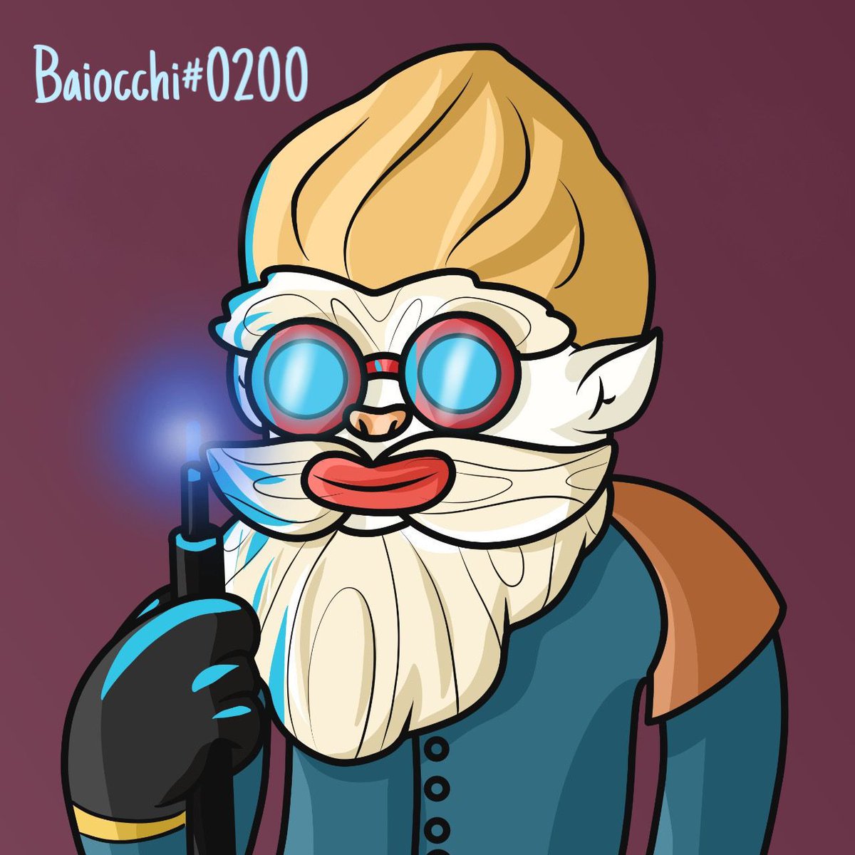 Baiocchi.eth (@baiocchi_eth) on Twitter photo Hi guys!
Thats my first art of <a href="/shamanzs/">Shamanzs 🔮</a>, it was inspired by Heimerdinger, who is a character from League of Legends! I made this art in honor of my cousin who is like a brother to me, he is moving to another country, so i made it!
@greco_eth @TitanTheNftMod <a href="/Shamanizer_NFT/">Shamanizer 🔮🔮🔮</a> Hi guys!
Thats my first art of <a href="/shamanzs/">Shamanzs 🔮</a>, it was inspired by Heimerdinger, who is a character from League of Legends! I made this art in honor of my cousin who is like a brother to me, he is moving to another country, so i made it!
@greco_eth @TitanTheNftMod <a href="/Shamanizer_NFT/">Shamanizer 🔮🔮🔮</a>