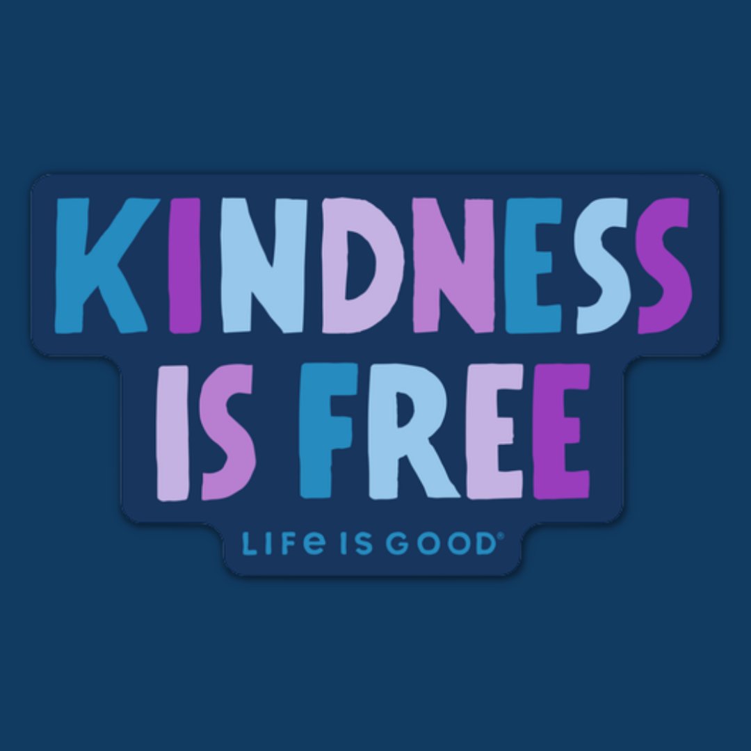 If we all do one act of kindness each day, imagine how amazing the world would be.
#KindnessIsFree #KindnessIsCool #SpreadGoodVibes #GoodVibesOnMain #LifeIsGood