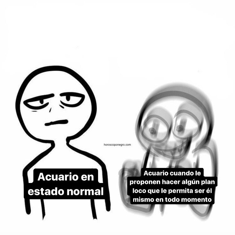 ¡Qué nervios! 🤣 #acuario #horoscoponegro