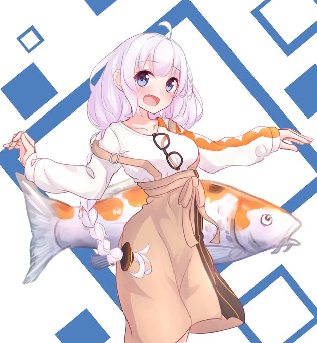 見えたんです...アイボスあかりちゃんの服の模様が錦鯉に見えたんです... 