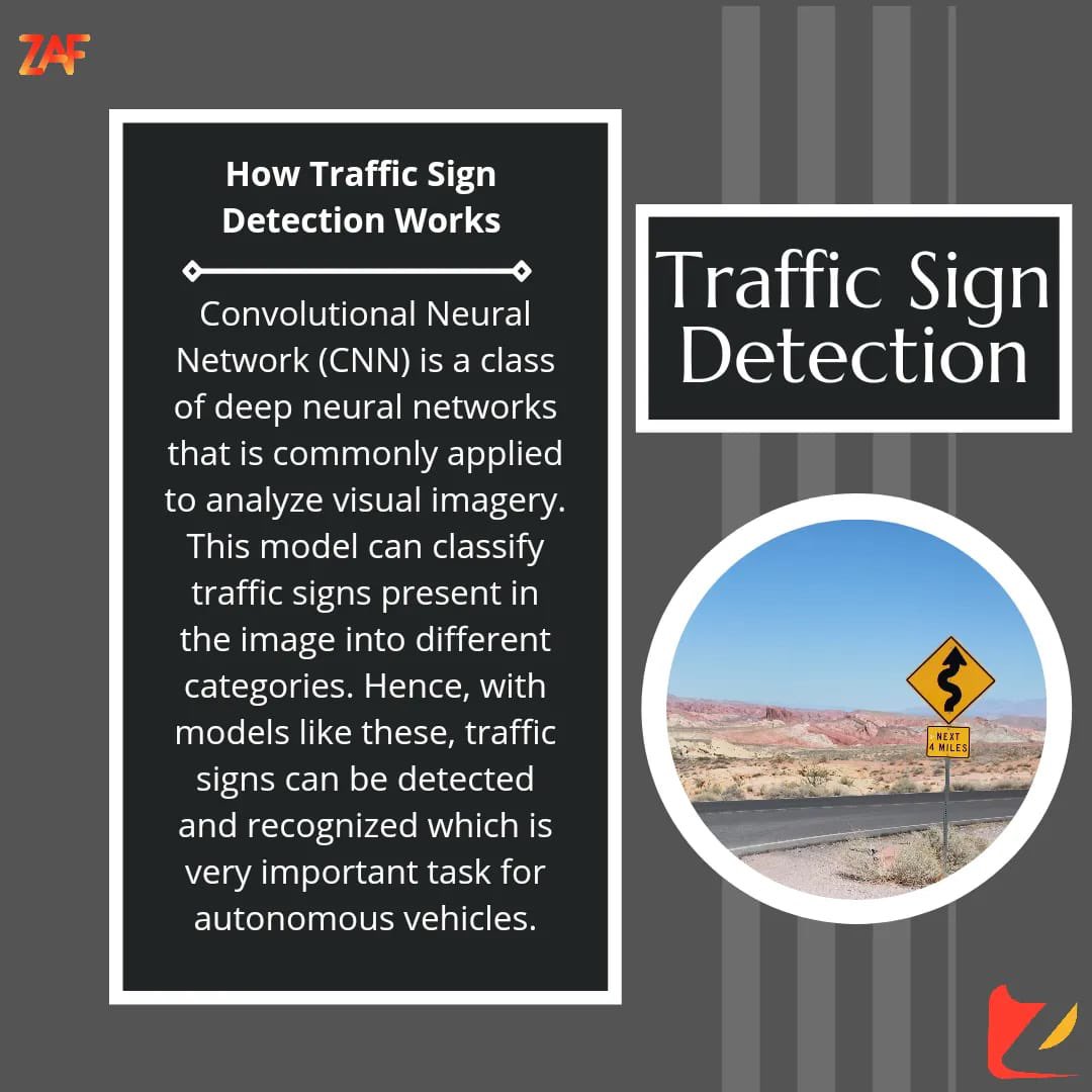 ZummitI's tweet image. Convolutional neural network (CNN) is a type of neural network used to model spatial data like photographs and extracting features from them.
Find the implementation in proprietary product Zummit AI Framework.
Contact us: info@zummitlabs.com
#trafficsigndetection #roadsafety
