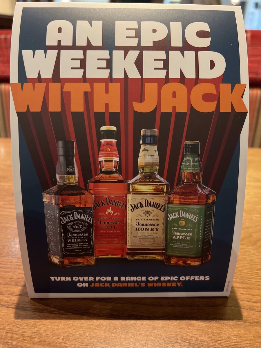 OFH_Scunthorpe's tweet photo. Join us for an EPIC WEEKEND with @jackdanielsuk
#jackdaniels #drinkresponsibly #drink #greeneking #lifeinpubs https://t.co/ShsfUYE3xt
