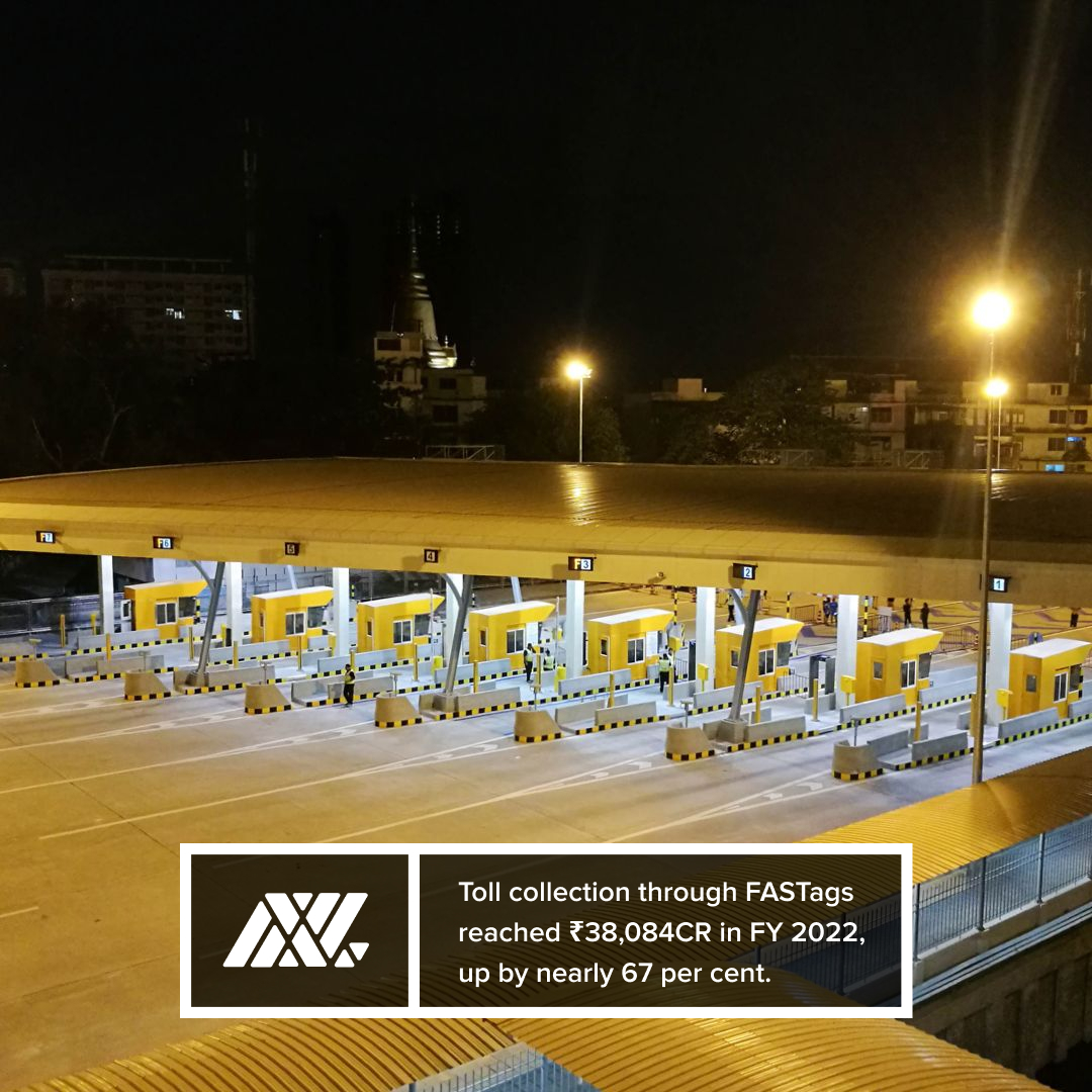 numadic's tweet photo. FASTag toll collections went up 67% on year to Rs 38,084 crore in FY22.

As of March 2021, 49.5 million FASTags were issued. We are now seeing opportunities to utilize FASTag to digitize and automate fueling, parking, and related vehicle payments!

#FASTag #Undisrupt #Numadic https://t.co/vgLvISLTlW