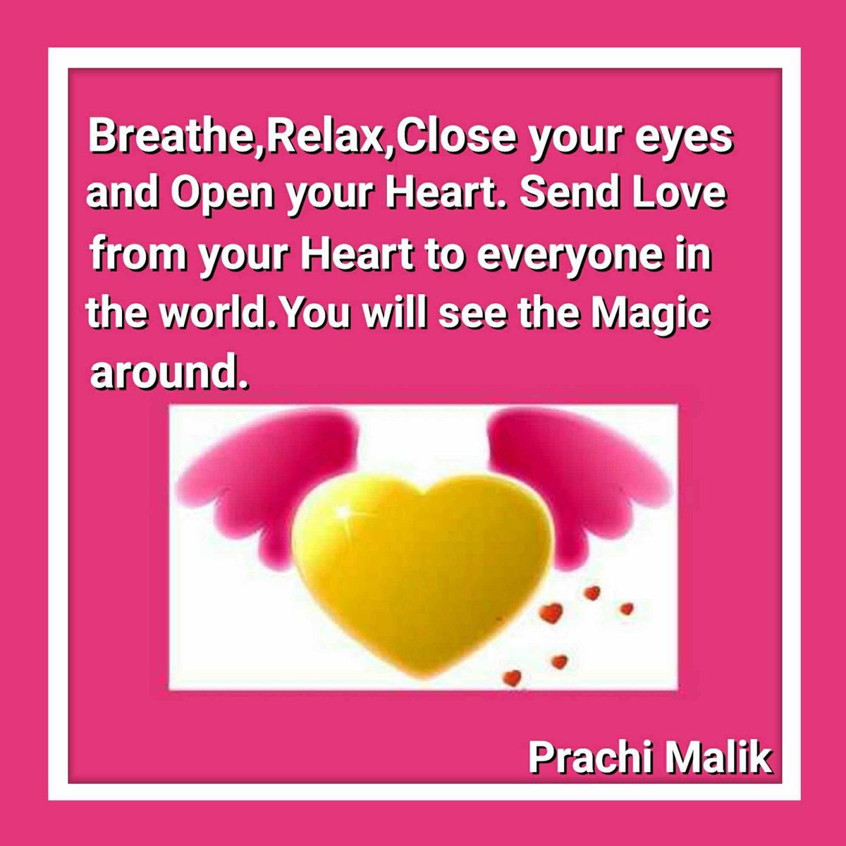 PrachiMalik's tweet image. Open your #Heart and #RainLove!❤️❤️❤️
Sending lots of love your way, Christina!💕
@loveGoldenHeart 
#GoldenHearts
#JoyTrain
#RainKindness
#FamilyTrain
#BabyGo