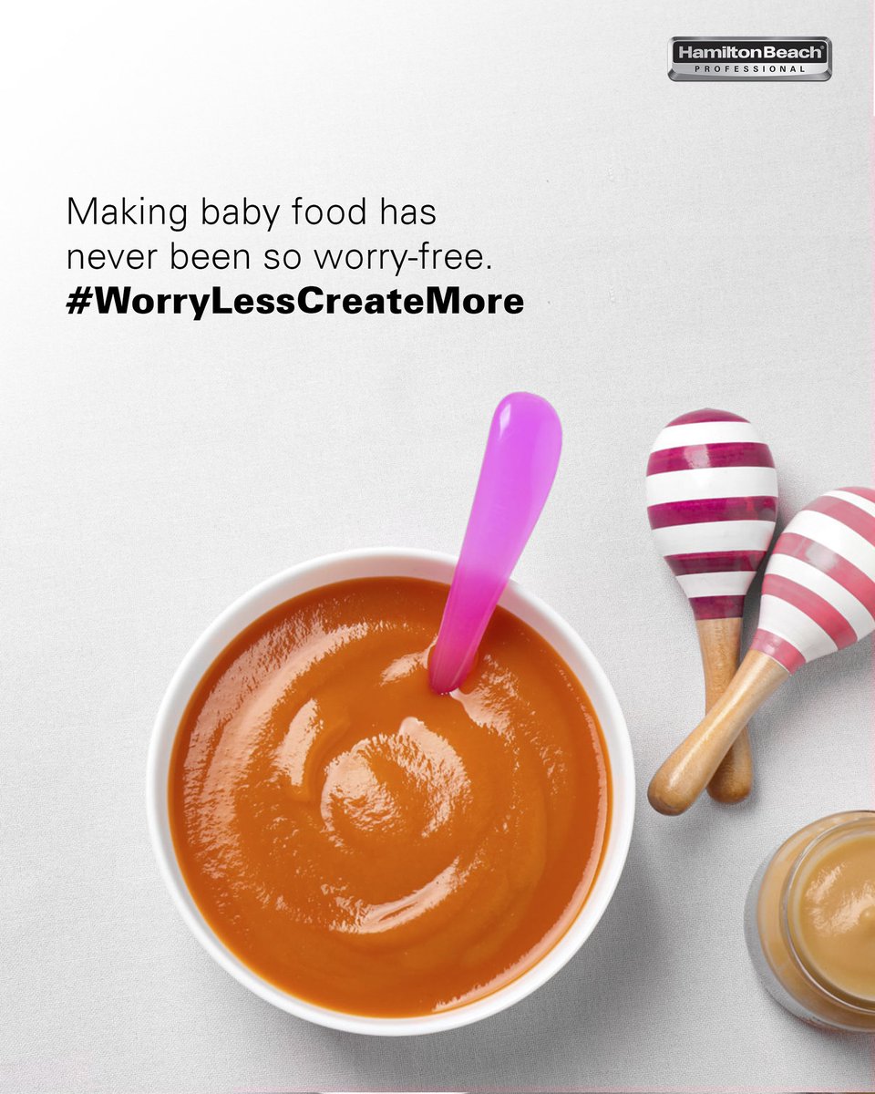 HamiltonBeachIN's tweet photo. #WorryLessCreateMore with unbreakable stainless steel jars that are easy to clean. Hamilton Beach professional juicer mixer grinder also keeps the nutrients in the food intact, so you can ensure that your baby gets the maximum nutrition from the food.
#hamiltonbeachprofessional https://t.co/RzKshPun20
