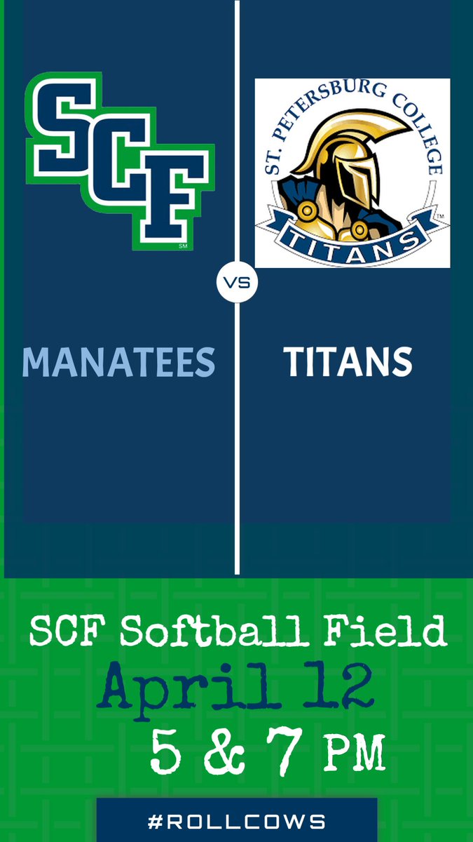 SCF Manatees (@scfmanatees) on Twitter photo Softball takes on the Titans of St. Pete at home tonight Softball takes on the Titans of St. Pete at home tonight