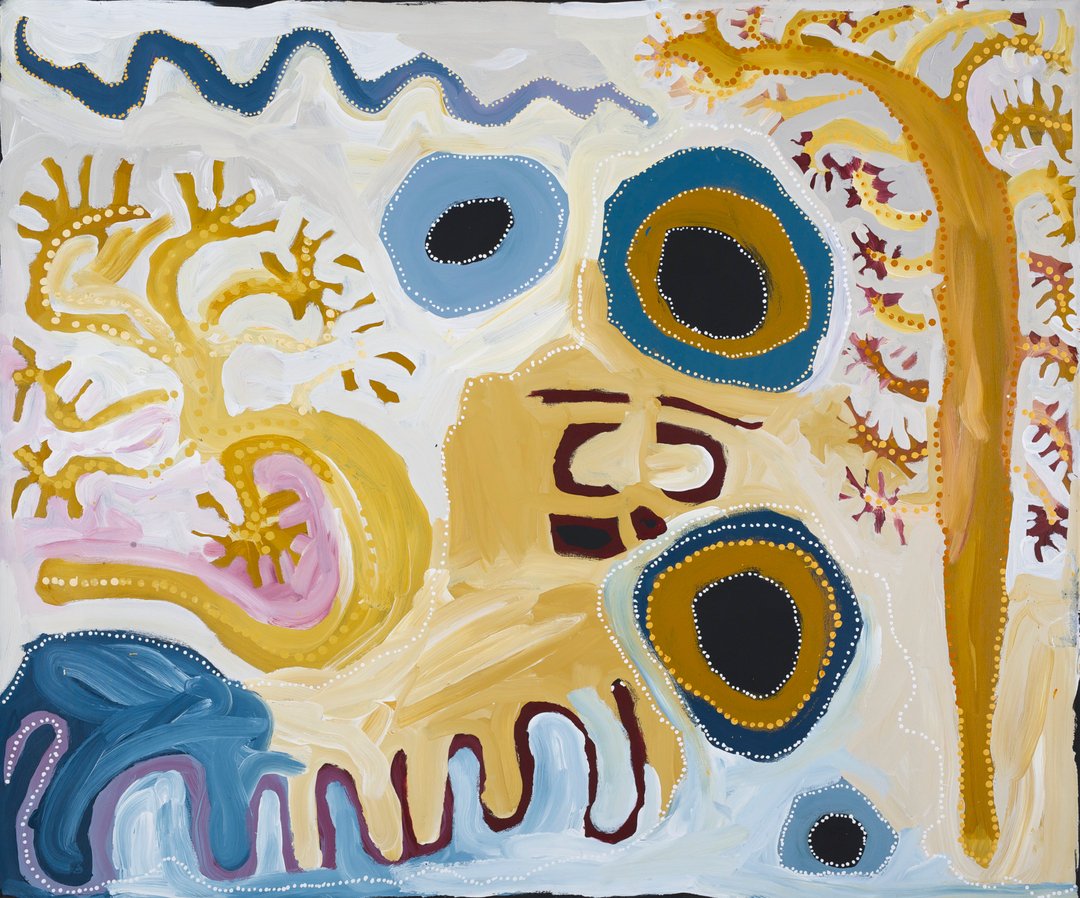 The Rebecca Hossack Art gallery is deeply saddened to hear of the passing of Tjukupati James last week. James was a brilliant and pioneering artist whose paintings we are incredibly proud to have exhibited. Introducing her brilliant art to collectors globally has been a highlight