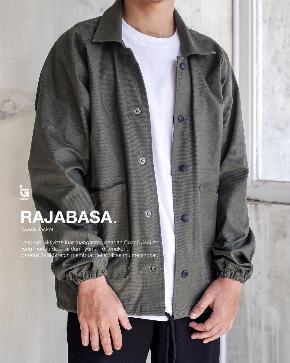 garlickstore's tweet photo. LIMITED STOCK. THERE'S SOMETHING NEW!
Coach Jacket
“RAJABASA”
Tampil trendy, klasik, santai maupun nyaman digunakan untuk aktivitas outdoor ditemani oleh Coach jacket.
#ezysmartcasual #garlickworks #menswithstyle #styleformen #menstyleguide #casuallook #formaldresses https://t.co/bb2km3y2Cm