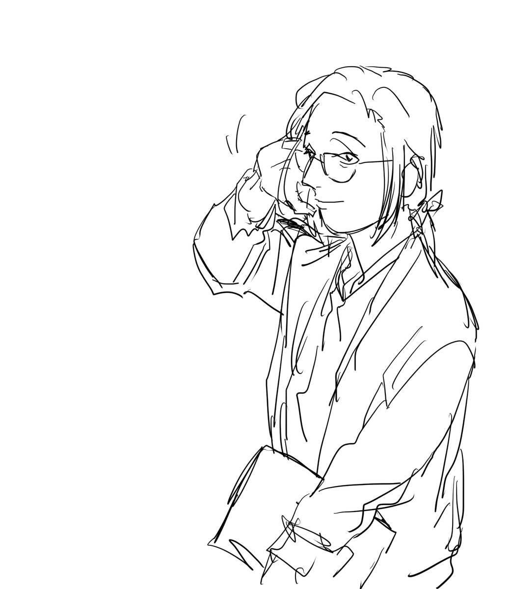 (せっかく眼鏡描いたので供養です) 