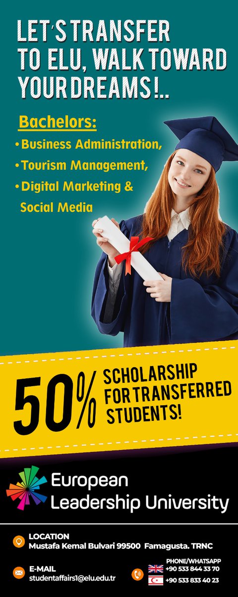 European Leadership University, Cyprus tweet media